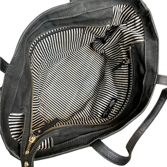 Kate Spade Disney Minnie Mouse Francis Tote Bag Patent Mouse Stripe Interior - Picture 9 of 12